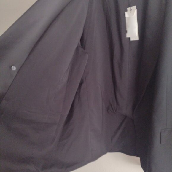 L'Agence Jayda Relaxed Double-Breasted Blazer 16 NEW Black Elevated Jacket - Picture 7 of 10